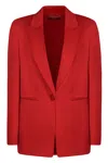 Max Mara Women's Galazia Single-breasted One Button Jacket In Red