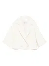 Max Mara Galea Wool And Cashmere Peacoat In Neutral