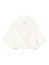 Max Mara Galea Wool And Cashmere Peacoat In Neutral