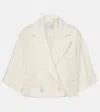 Max Mara Galea Wool And Cashmere Peacoat In Neutral