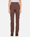 Max Mara Galizia Chino Denim In Brown