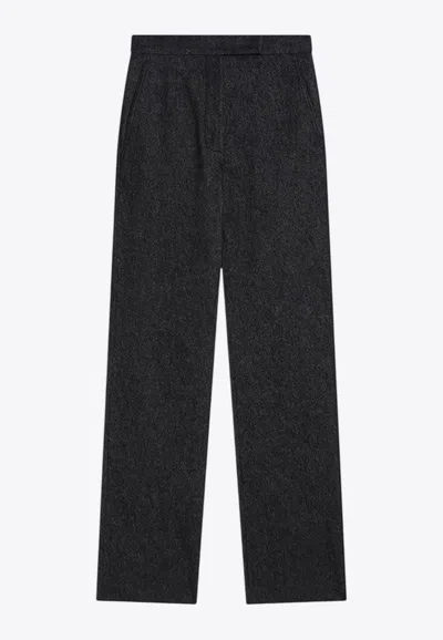 MAX MARA GALIZIA DENIM-EFFECT PANTS