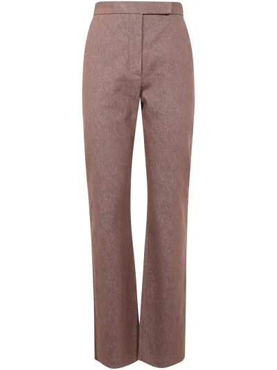 Max Mara Galizia Denim Trousers In Pink