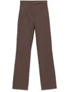 Max Mara Galicia Denim Trousers Clothing In Brown