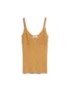 Max Mara Gallura Silk-blend V-neck Top In Brown