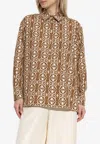 Max Mara Gallura Blouse In Brown