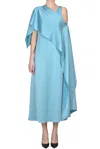 Max Mara Gambero Dress In Light Blue