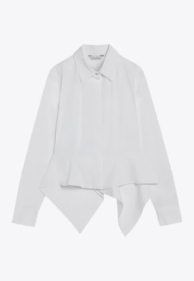 Max Mara Gamma Long-sleeved Asymmetric Shirt