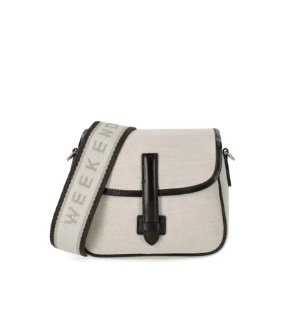Max Mara Gap Beige Crossbody Bag In Sand
