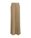 Max Mara Gara Washed Silk Wide Leg Pants