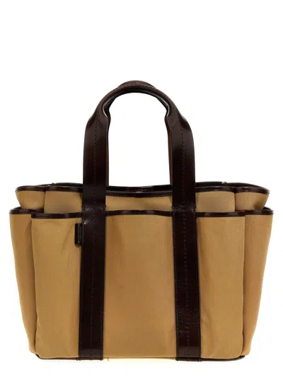 Max Mara 'garden' Shopping Bag In Brown