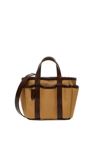 Max Mara Gardencabasxs Shoulder Bag In Leather Brown