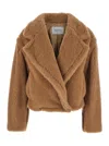 Max Mara Gardone Casual Jackets And Parka Brown In Multi