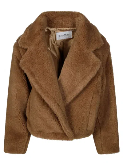 Max Mara Gardone Teddy Corto In Brown