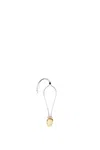 Max Mara Adjustable Cord Pendant Necklace In Golden