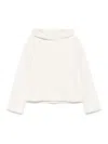 Max Mara Hooded Oversized Knitwear Ribbed Cuffs