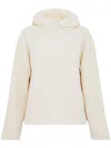 Max Mara Gary White Cotton Sweatshirt In White