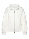 Max Mara Gastone Logo-jacquard Jacket In White