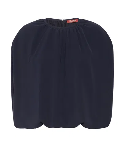 MAX MARA GATHERED BLOUSE