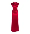 Max Mara Rea Long Sleeveless Dress In Multi
