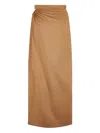 Max Mara Gathered Maxi Skirt