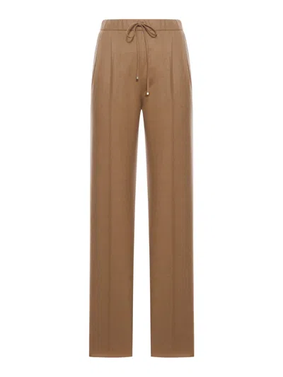MAX MARA CASHMERE DRAWSTRING PANTS
