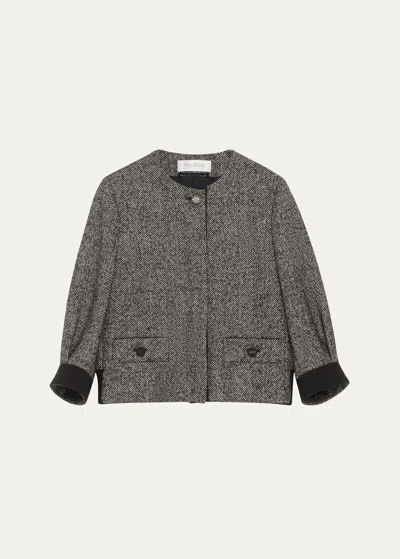 MAX MARA GATTINI HERRINGBONE JACKET