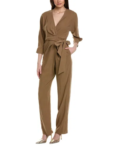 Max Mara Gattoni Jumpsuit In Brown