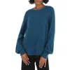 MAX MARA MAX MARA GAZZA SWEATER IN TURQUOISE