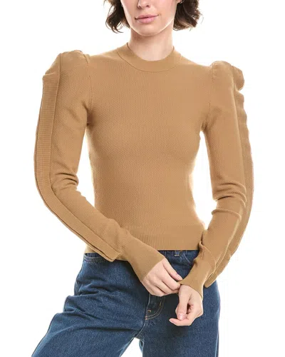 MAX MARA MAX MARA GENERO RUFFLE PUFF SLEEVE SWEATER