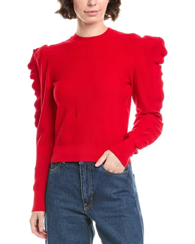 MAX MARA MAX MARA GENERO RUFFLE PUFF SLEEVE SWEATER