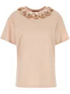 Max Mara Pastel Pink Jersey Gennaio T-shirt In Pink
