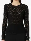 Max Mara Gennaio Top In Black