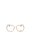 Max Mara Geometric Frame Glasses