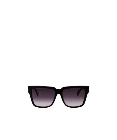 Max Mara Geometric Frame Sunglasses In Black