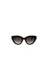 Max Mara Geometric Frame Sunglasses In Black