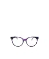 Max Mara Geometric Frame Sunglasses In White
