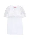 Max Mara Geometric Pattern T-shirt In White