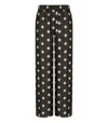 Max Mara Geometric Print Brown Trousers