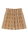 Max Mara Hawaii-style Logo Shorts Matching Luxury Dress