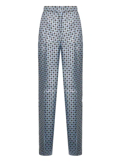 MAX MARA GEOMETRIC-PRINT TROUSERS