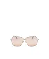 Max Mara Geometric Sunglasses In Neutral