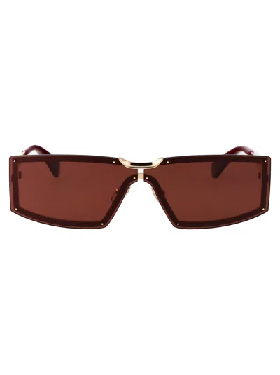 Max Mara Geometrical Sunglasses Mm0118/s 32 S In Brown