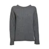 Max Mara Georg Sweater In Dark Gray Wool In Gray