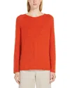 Max Mara Georg Wool-blend Crewneck Sweater In Orange
