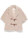Max Mara George Cape In Nude