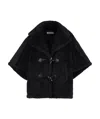 Max Mara Women's Vegan Fur Jacket George In Black