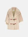 Max Mara 'george1' Beige Alpaca Blend Cape In Beige