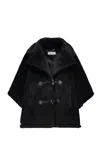 Max Mara Women's Vegan Fur Jacket George In Black