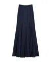 Max Mara Georgette Skirt In Black
